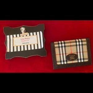 Vintage Burberry Card Case- Unisex
